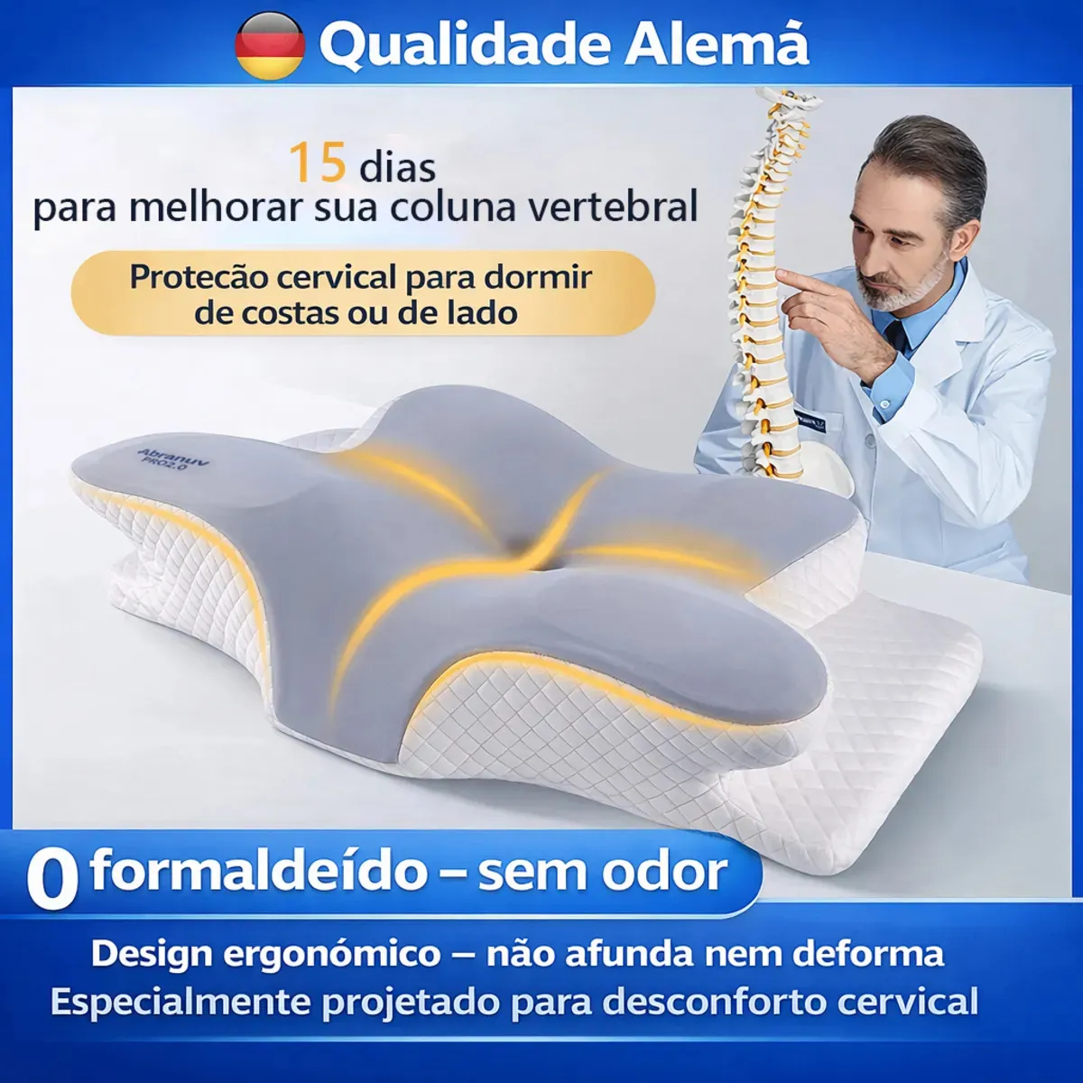 Travesseiro Ergonômico, foto do produto